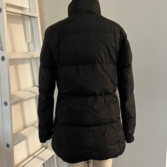 Coach Puffer Coat with Leather Logo Trim. - Picture 3 of 6